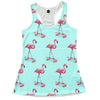 Skating Flamingo Racerback
