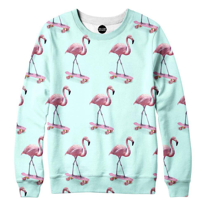 Skating Flamingo Sweatshirt
