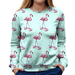 Flamingo Womens Sweatshirt