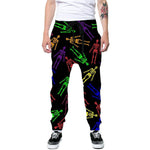 Neon Skeleton Joggers