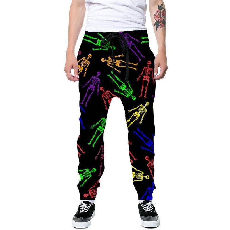 Neon Skeleton Joggers