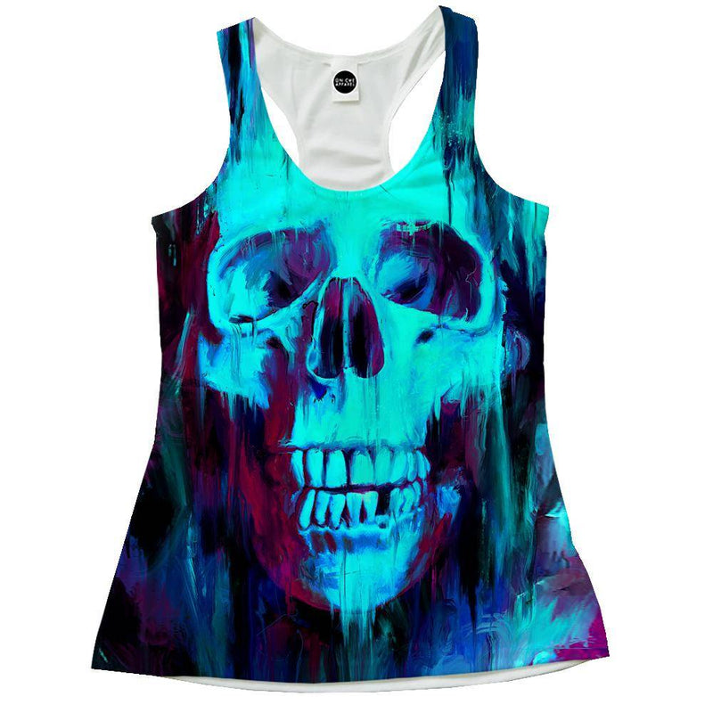Painted Skull Racerback