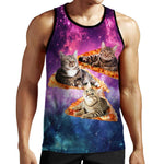 Cat Pizza Tank Top