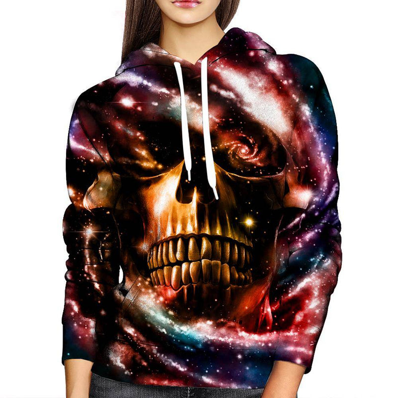 Skull Womens Hoodie