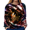 Skull Womens Sweatshirt