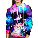 Skull Womens Hoodie