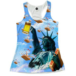 Statue Of Merica Racerback