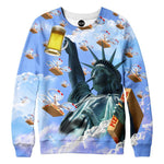 Statue Of Merica Sweatshirt