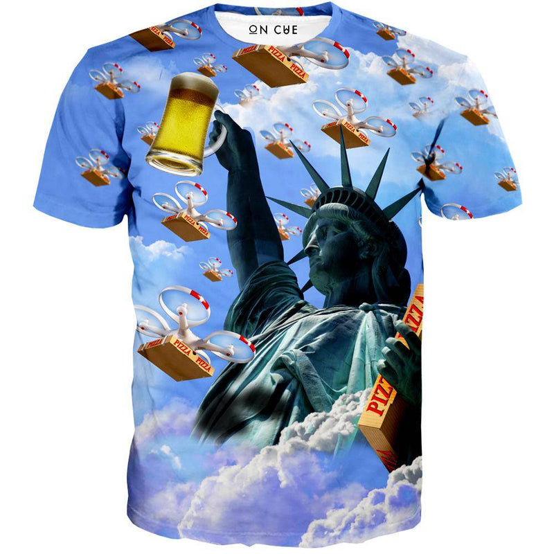 Statue Of Merica T-Shirt