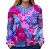 Palm Trees Womens Sweatshirt