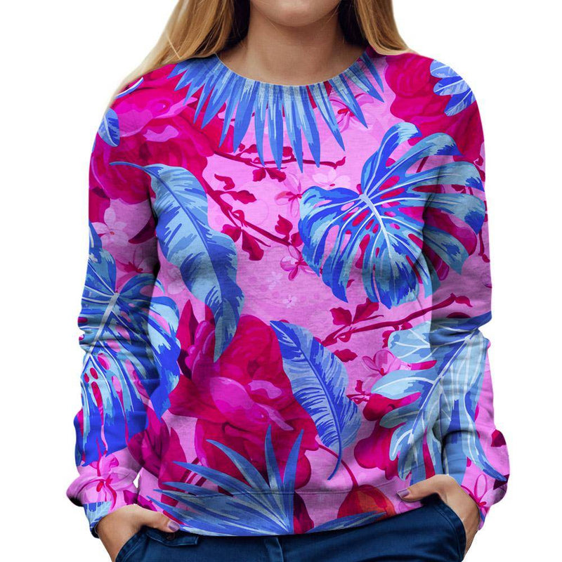 Palm Trees Womens Sweatshirt