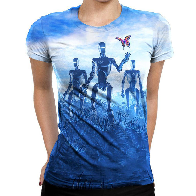 Robot Womens T-Shirt