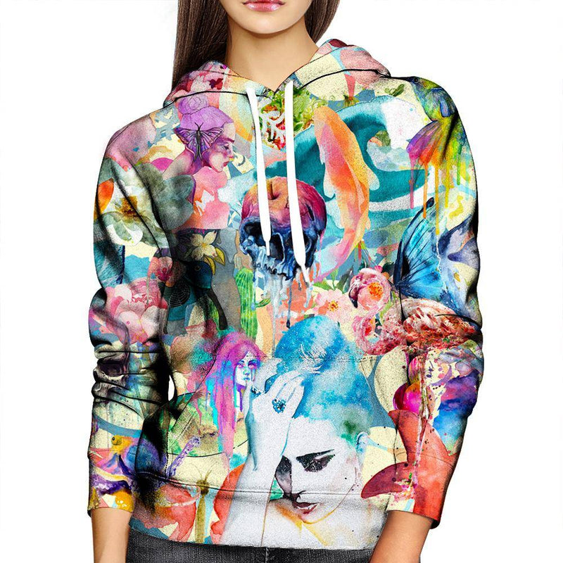 Skull Womens Hoodie