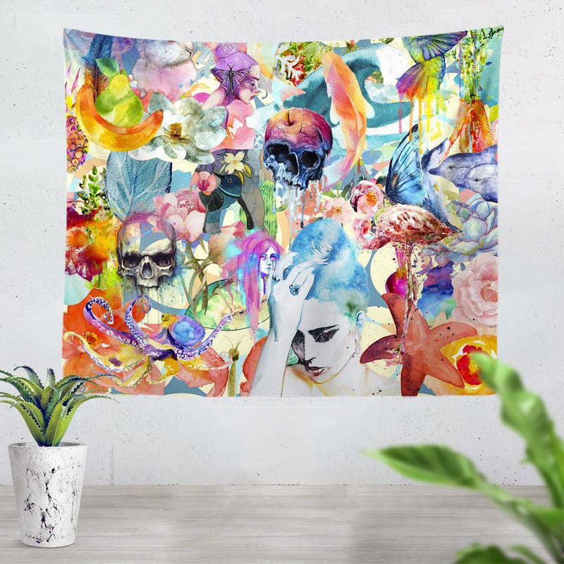Skull Tapestry