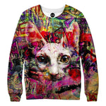 The Graffiti Cat Womens Sweatshirt