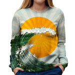 Wave Womens Sweatshirt