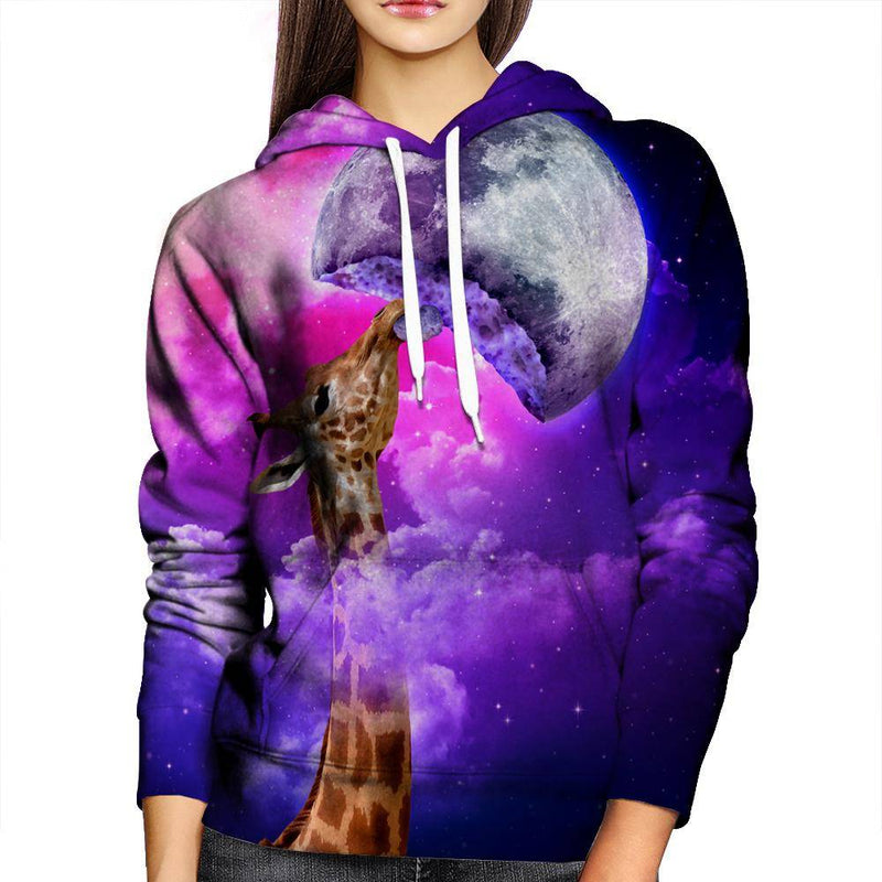 Giraffee Womens Hoodie