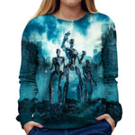 Robot Womens Sweatshirt