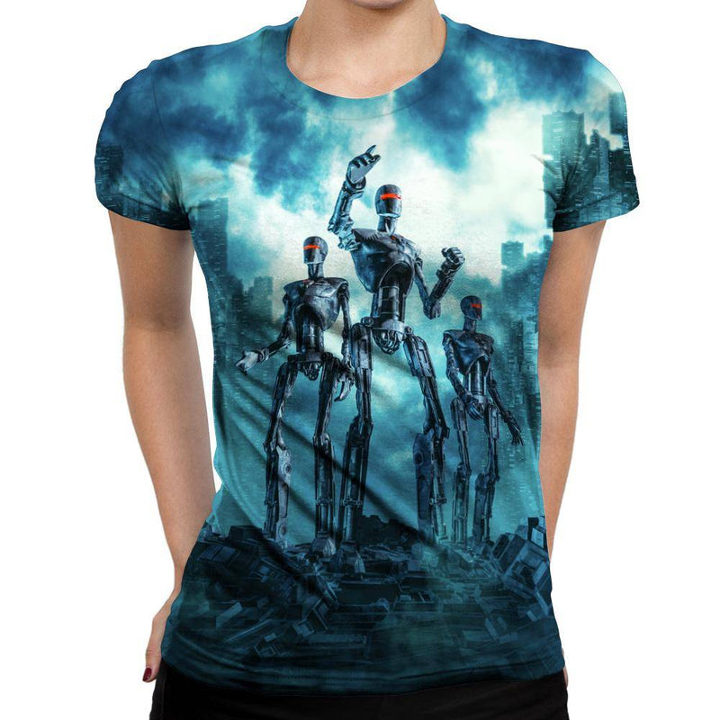 Robot Womens T-Shirt