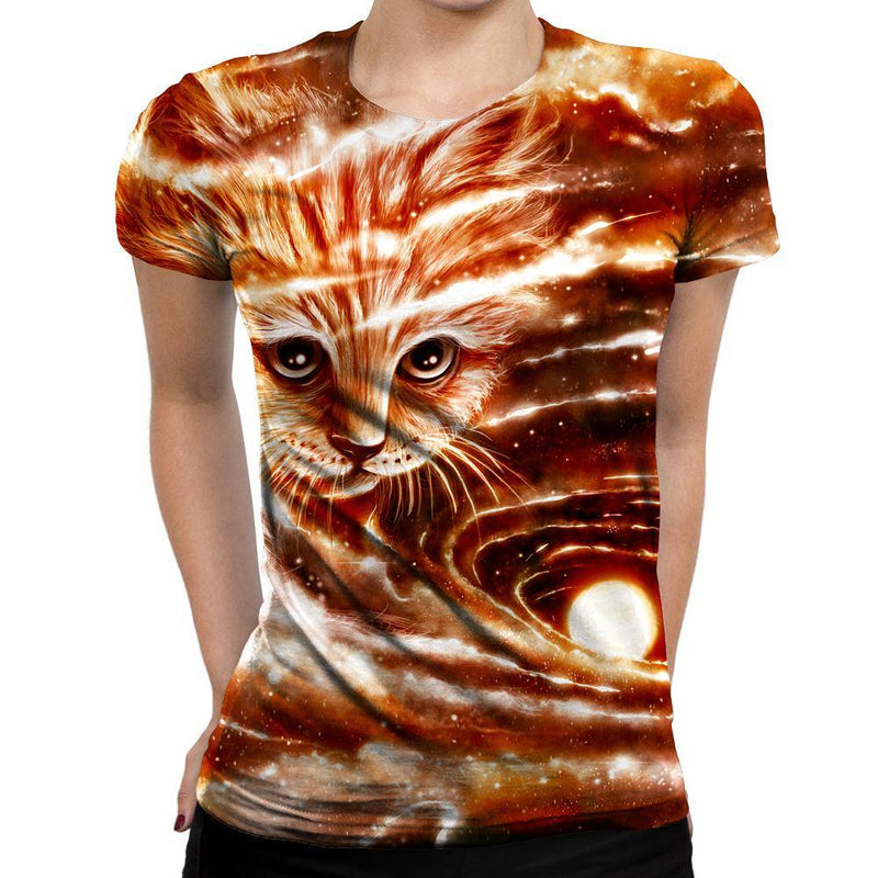 Cat Womens T-Shirt
