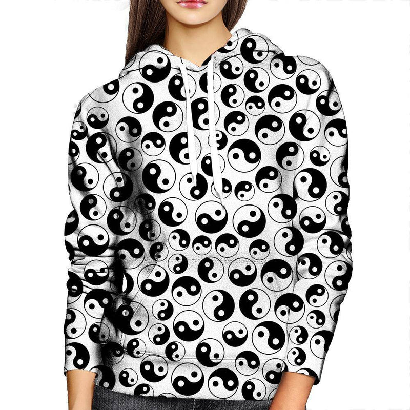 Yin Yang Womens Hoodie