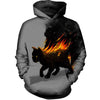 The Cat Is On Fire Hoodie