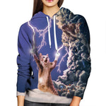 Cat womens Hoodie