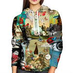 Time Flies Womens Hoodie