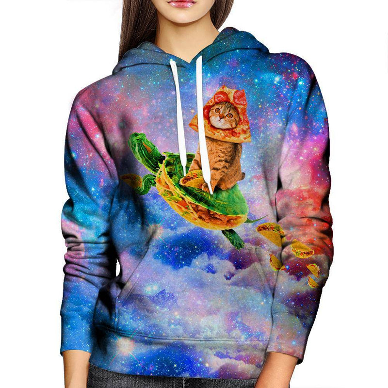 Turtle Taco Cat Womens Hoodie