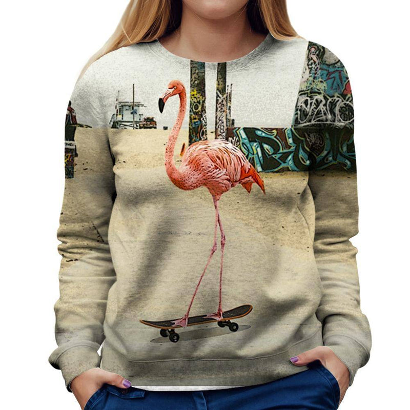 Flamingo Womens Sweatshirt