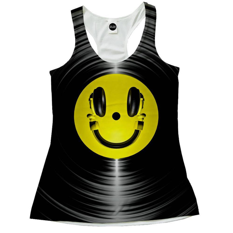 Vinyl Headphone Racerback