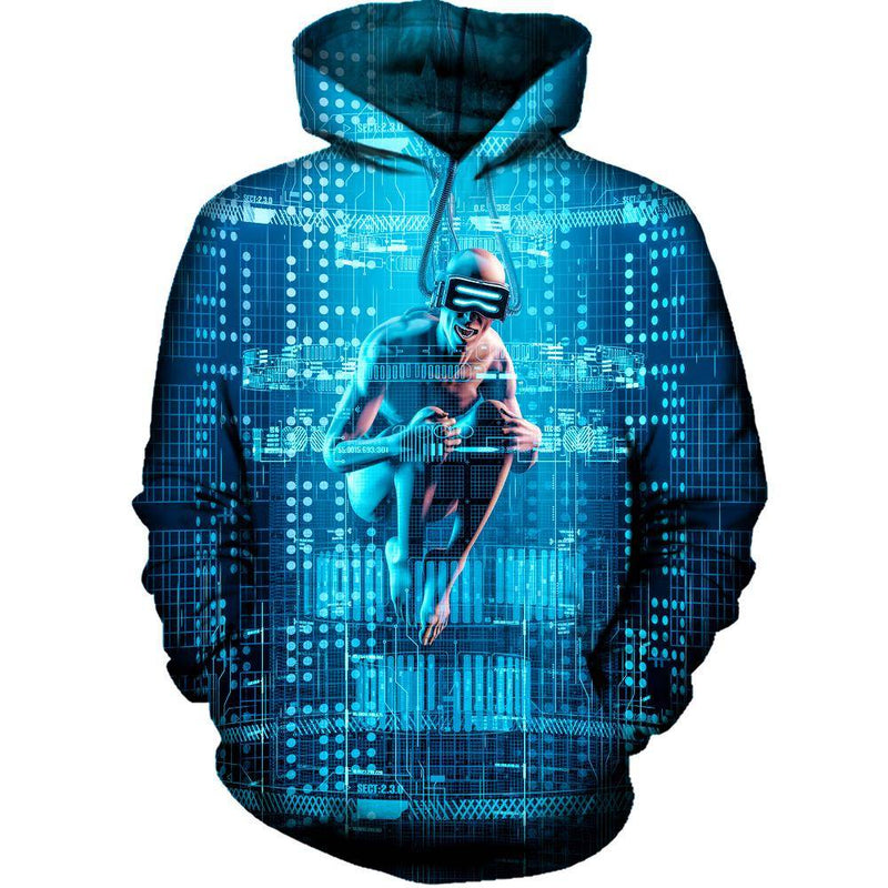 Virtual Dreams Womens Hoodie