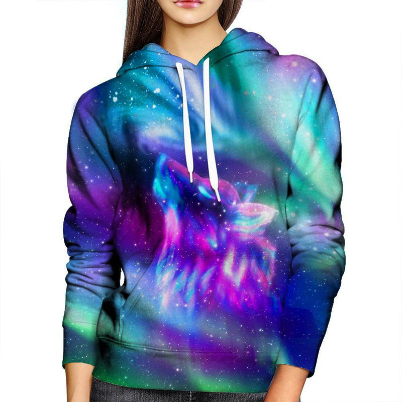Wolf Womens Hoodie