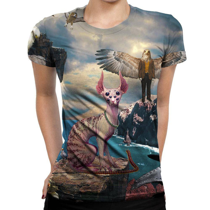 Cat Womens T-Shirt