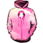 College Lips Womens Hoodie