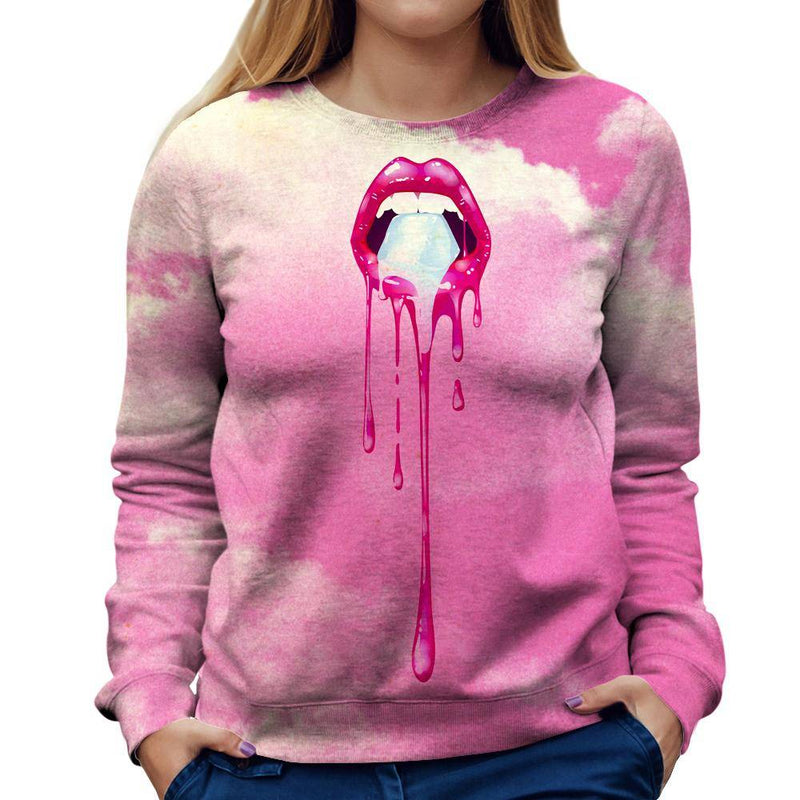 Lips Womens Sweatshirt