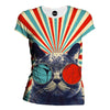 3D Cat Womens T-Shirt
