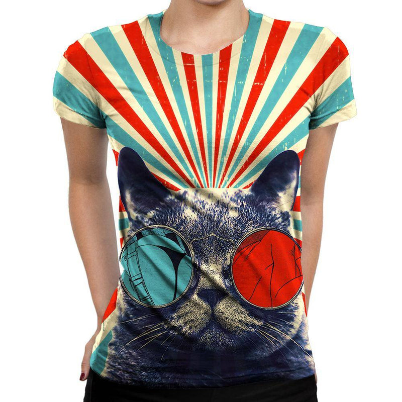 Cat Womens T-Shirt