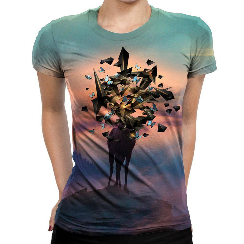 Deer Womens T-Shirt