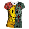 Emoji Zombie Womens T-Shirt