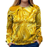 Gold Womens Sweatshirt