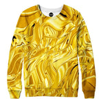 Gold Womens Sweatshirt