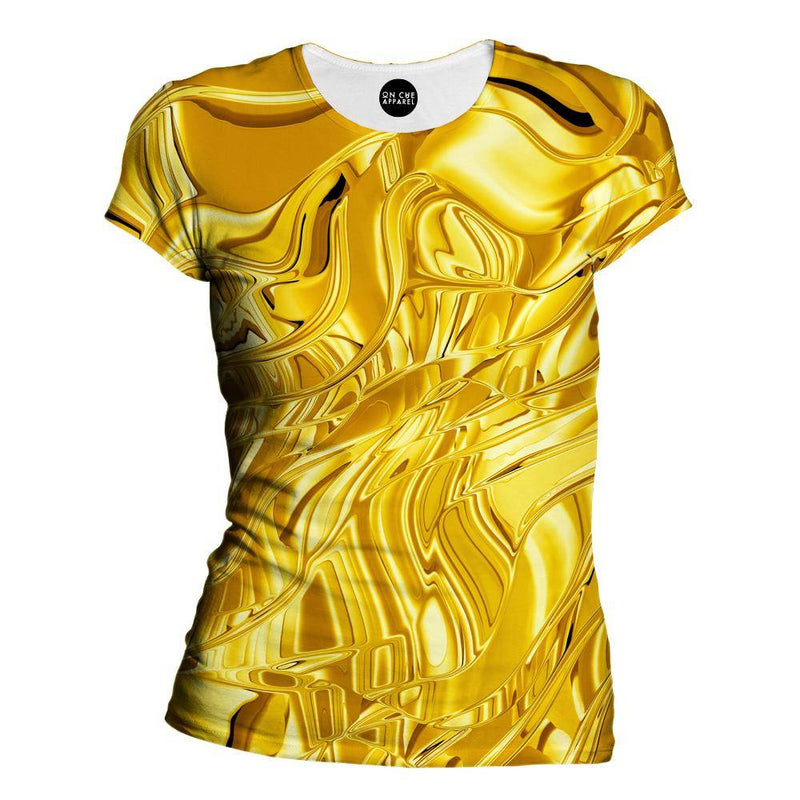 Gold Womens T-Shirt