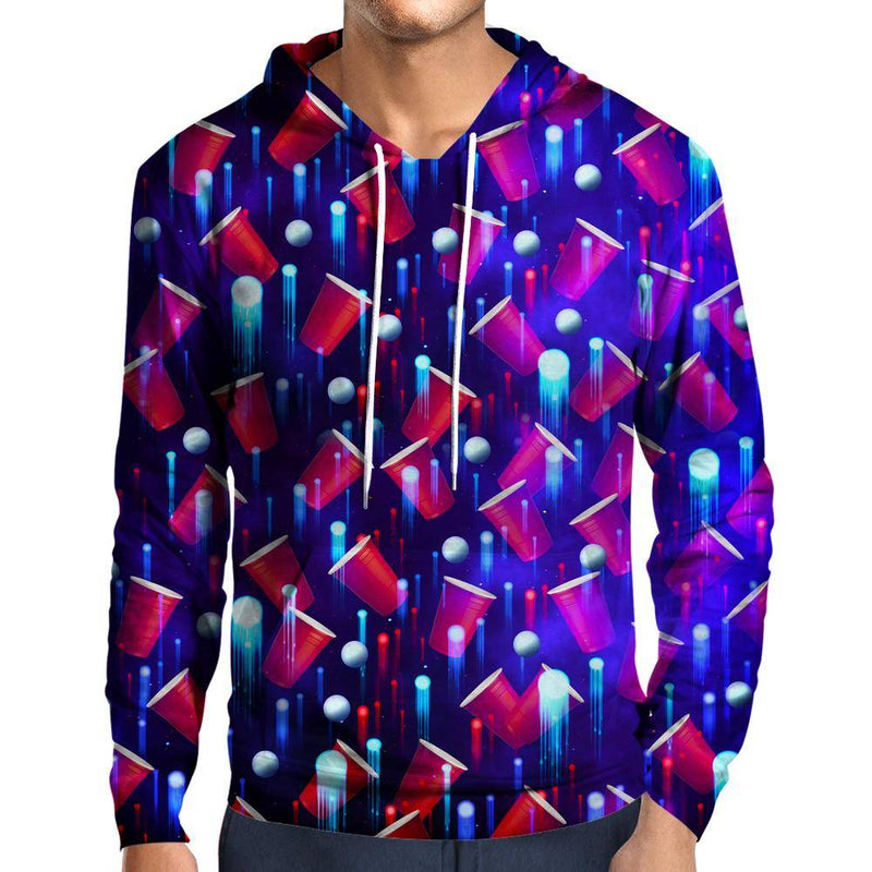 Beer Pong Red White And Blue Hoodie