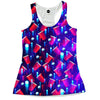 Beer Pong Red White And Blue Racerback