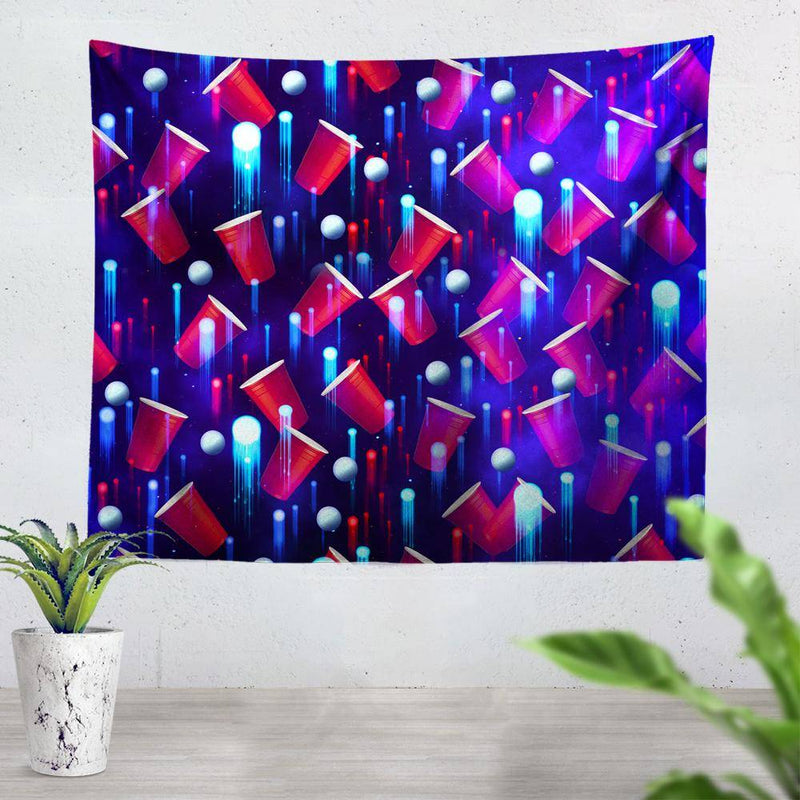 Beer Pong Tapestry