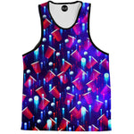 Beer Pong Red White And Blue Tank Top